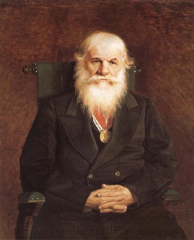 Vasily Perov Portrait of the Merchant Ivan Kamynin Norge oil painting art